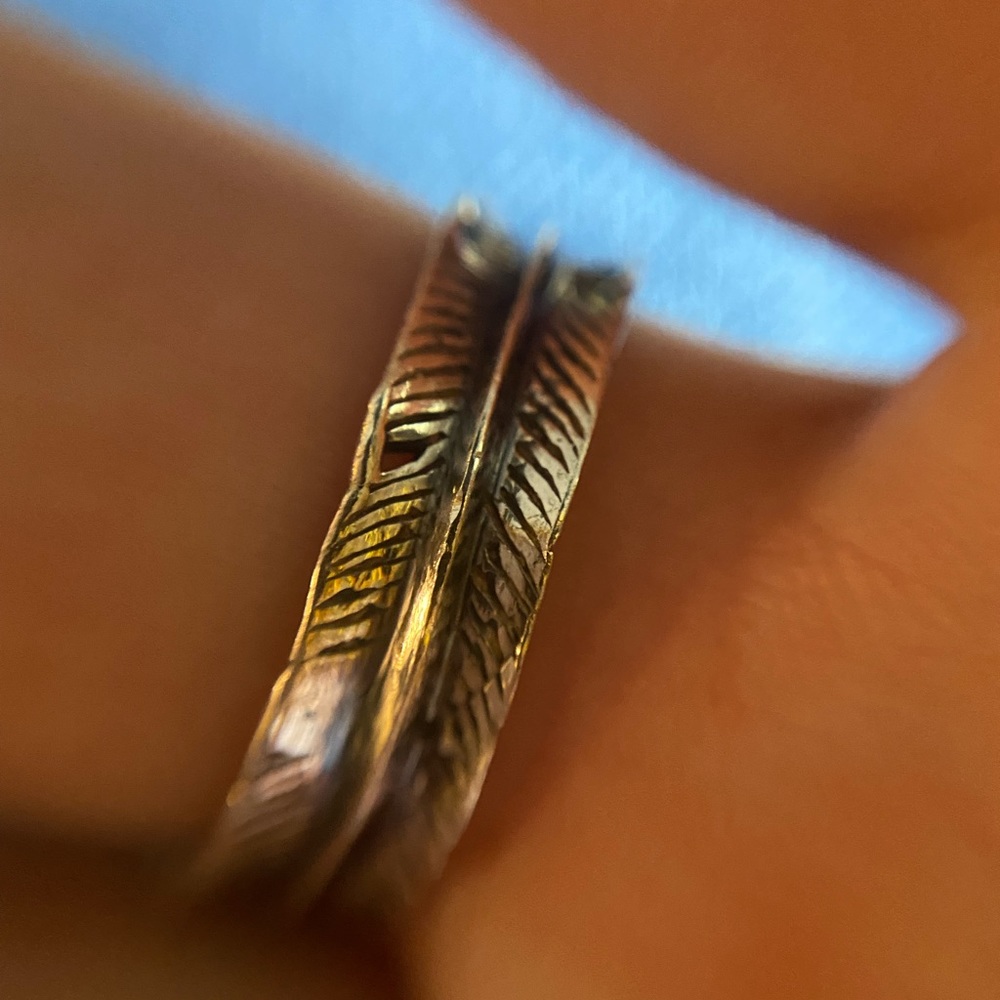 Turquoise feather ring - Picture 6 of 11